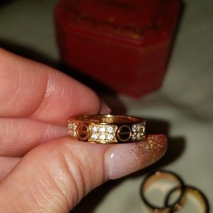 Cartier rose gold size 7